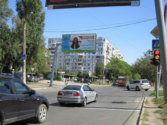 Фото рекламной плоскости по адресу ул. Архитекторская, 20/22