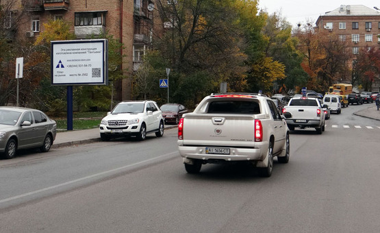 Фото рекламной плоскости по адресу Щорса,21 (В5) СКРОЛЛЕР на бул.Л Украинки,ст М Печерская