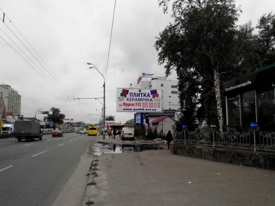 Фото рекламной плоскости по адресу Московский пр.,13(между ТЦ Фокстрот и ТЦ Альтацентр) -в центр грань-1