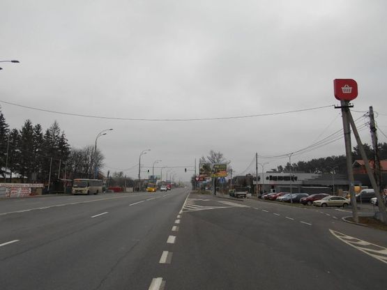 Фото рекламной плоскости по адресу м. Бровари, вул. Київська, 4