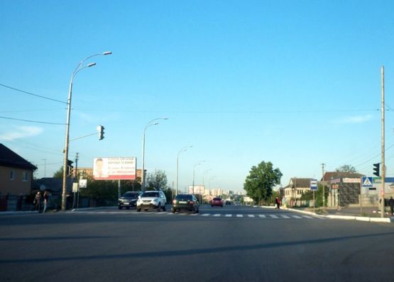 Фото рекламной плоскости по адресу м. Бровари, вул. Київська, 29