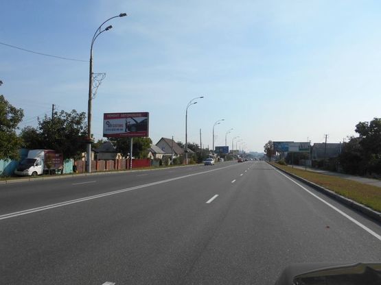 Фото рекламной плоскости по адресу м. Бровари, вул. Київська, 61