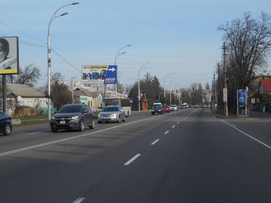 Фото рекламной плоскости по адресу м. Бровари, вул. Київська, 145