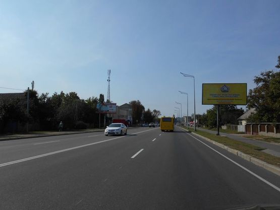 Фото рекламной плоскости по адресу м. Бровари, вул. Київська, 171
