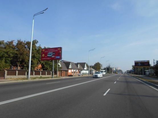 Фото рекламной плоскости по адресу м. Бровари, вул. Київська, 171