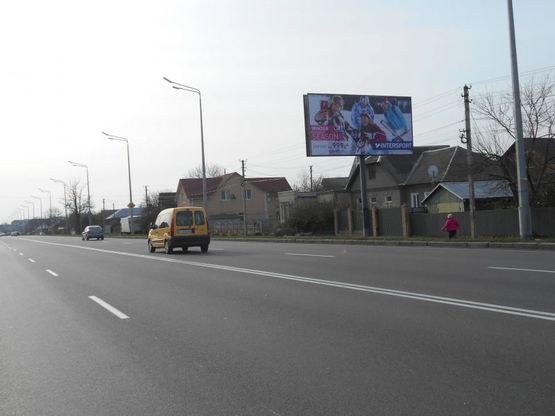 Фото рекламной плоскости по адресу м. Бровари, вул. Київська, 205