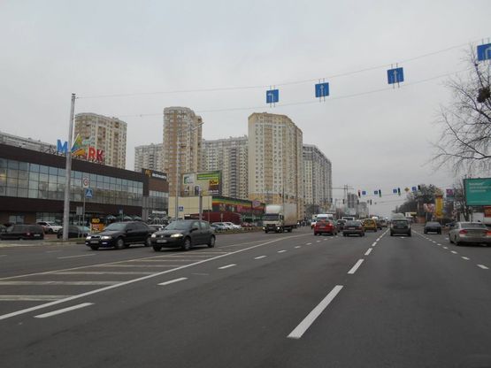 Фото рекламной плоскости по адресу м. Бровари, вул. Київська, навпроти будинку 292