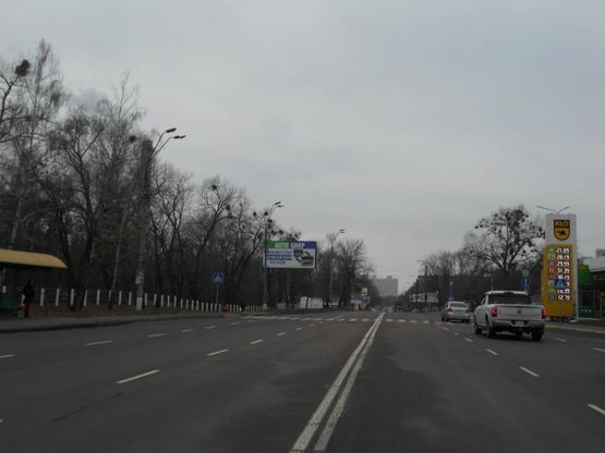 Фото рекламной плоскости по адресу м. Бровари, вул. Ярослава Мудрого, навпроти будинку 57