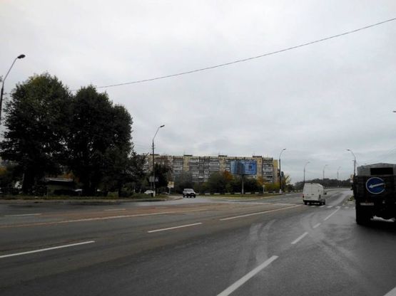 Фото рекламной плоскости по адресу м. Бровари, вул. Ярослава Мудрого