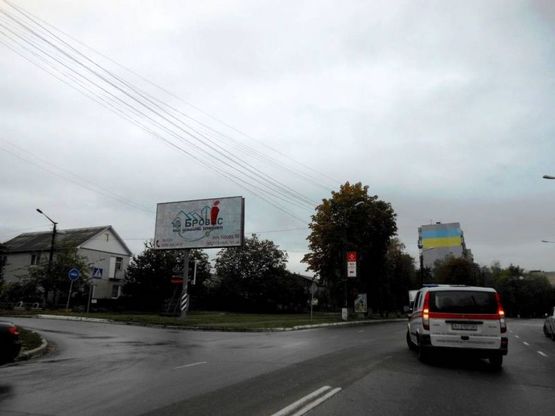 Фото рекламной плоскости по адресу м. Бровари, вул. Гагаріна