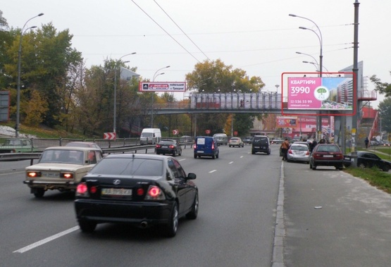 Фото рекламної площини за адресою Освободителей пр-кт, напротив д.№15, перед пешеход. мостом в сторону бул.Перова, перед маг. "Фокстрот"