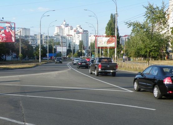 Фото рекламної площини за адресою М. Тимошенко, 2Г, напр. к ул. З. Гайдай