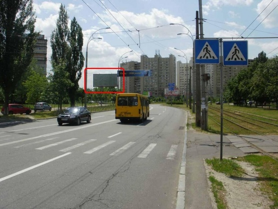 Фото рекламной плоскости по адресу М. Тимошенко, 2Г, напр. к ул. М. Малиновского