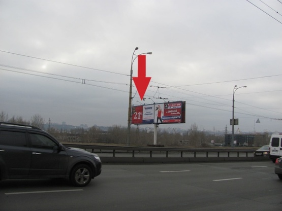 Фото рекламної площини за адресою Московский мост - Бандеры С. просп. (просп. Московский) (выезд с Московского моста на Тульскую пл.)