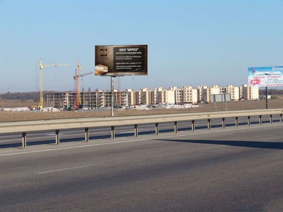 Фото рекламной плоскости по адресу Овидиопольская дорога - поворот на  "7-й км" (на светофоре), в город