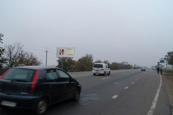 Фото рекламной плоскости по адресу Объездная дорога напротив АЗС "Окко",  от развязки 2 Столба к промрынку "7-й км"