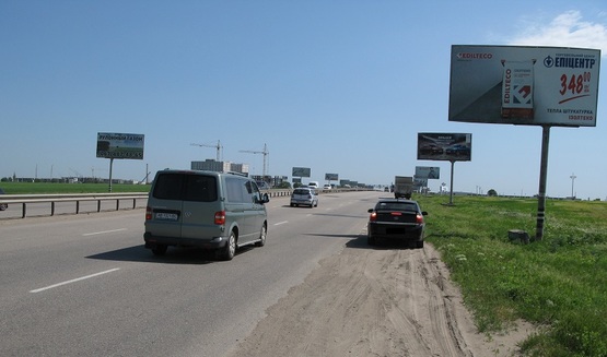 Фото рекламної площини за адресою Овидиопольская дорога - от круга на Овидиополь к 7км, в город
