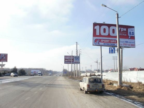 Фото рекламної площини за адресою Южная дорога (Старониколаевская) в Одессу, за ТРЦ "Ривьера", к пос. Котовского