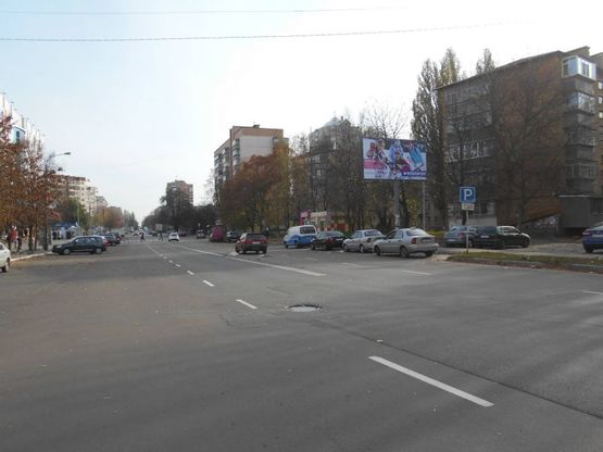 Фото рекламной плоскости по адресу м. Бровари, вул. Короленка, 51