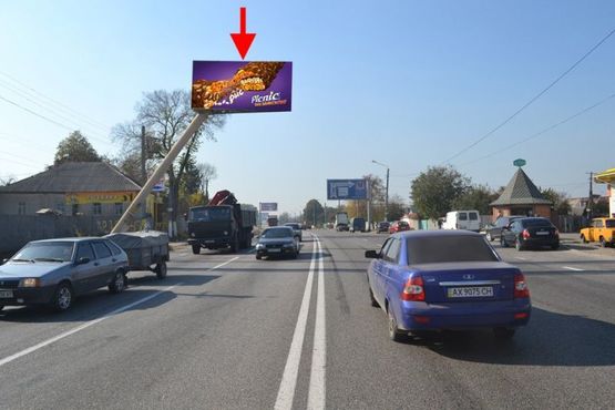 Фото рекламної площини за адресою Полтавский шлях- пер Шевченко- поворот на микр-н "Мобиль",из центра