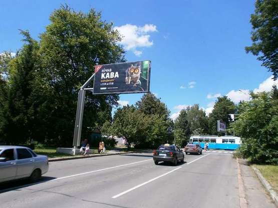 Фото рекламной плоскости по адресу Хмельницьке шосе - Воїнів-Інтернаціоналістів вул.