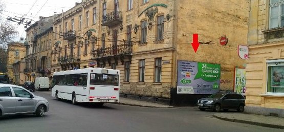 Фото рекламной плоскости по адресу Шота Руставелі, 8 вул.