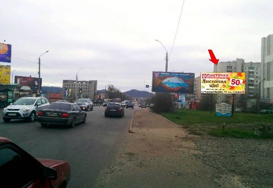 Фото рекламной плоскости по адресу Б.Хмельницького , 275 вул.