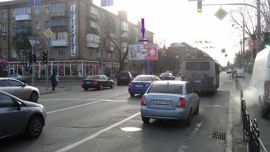 Фото рекламної площини за адресою пр.Воздухофлотский/Севастопольская пл.. направление а/п Жуляны