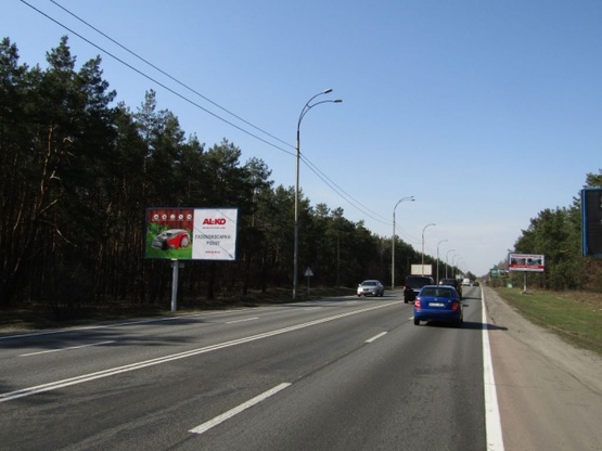 Фото рекламной плоскости по адресу Столичное шоссе/санаторий "Жовтень" въезд в город