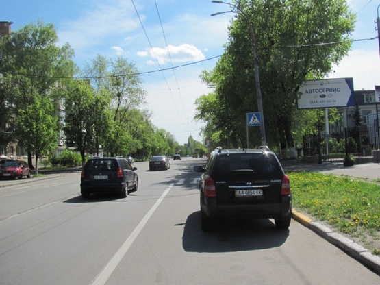 Фото рекламной плоскости по адресу Воздухофлотский просп., 47 (маркет "Шереметьевский", автосервис "Тандем Авто", Автосалон "Lexus", в направ. Аэропорта "Жуляны")