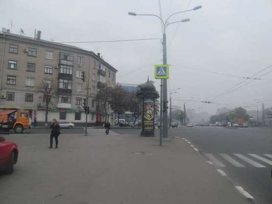 Фото рекламной плоскости по адресу Вернадського вул. - Гагаріна просп., (колона) (сторона С)