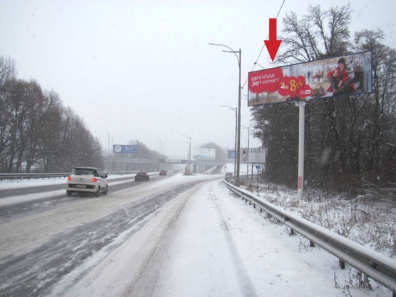 Фото рекламной плоскости по адресу Бориспольская трасса в Аэропорт "Борисполь", 33-ий км, (АЗС "Shell", ландшафный дизайн "Мой Сад", "ВиДи АвтоСити Борисполь"),  левый