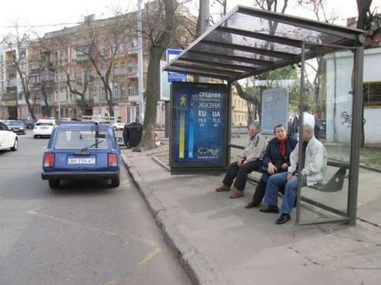 Фото рекламної площини за адресою Дьогтярна вул. - Щепний пров. - Тираспольська вул. - Успенська вул. (остановка)