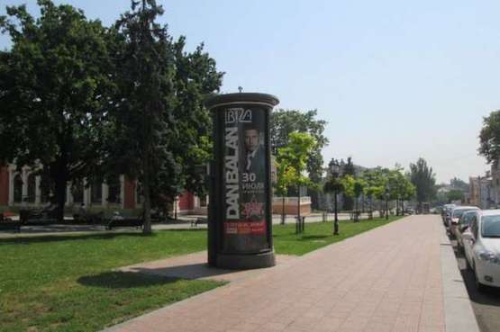 Фото рекламної площини за адресою Ланжеронівська вул., 9 (колона)