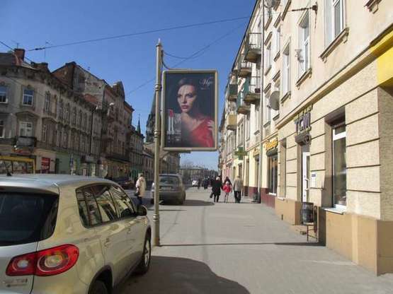 Фото рекламной плоскости по адресу Василя Перова вул. - Городоцька вул., 80 (від центру)