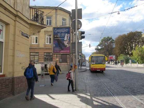 Фото рекламної площини за адресою Городоцька вул., 67 - Миколи Гоголя вул. (від центру)