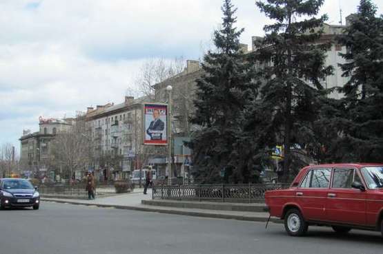 Фото рекламної площини за адресою Леніна просп. - Лягіна вул., (№2)