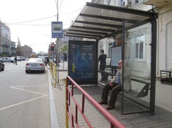Фото рекламної площини за адресою Тираспольська вул., 20 - Дьогтярна вул. (остановка)