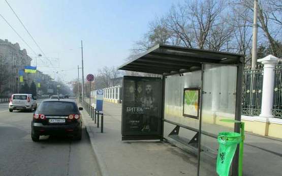 Фото рекламной плоскости по адресу Сумська вул., 81 (зупинка "Парк ім. Горького")