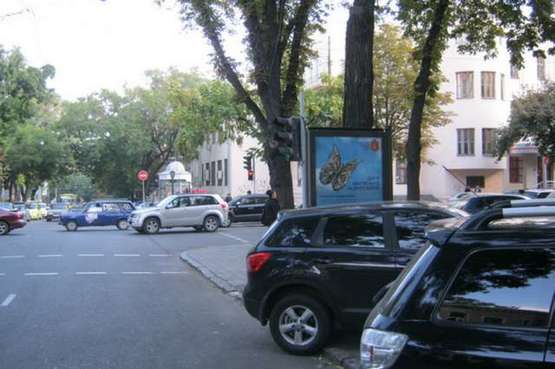 Фото рекламной плоскости по адресу Жуковського вул., 27 - Єкатеринінська вул.