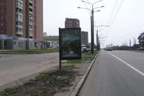 Фото рекламной плоскости по адресу Гагаріна просп., 167 (№1)