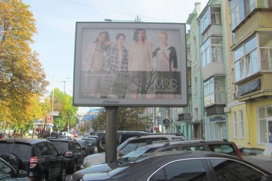 Фото рекламной плоскости по адресу Жилянська вул., 41 (№4)