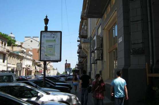 Фото рекламної площини за адресою Ланжеронівська вул., 15 - Єкатеринінська вул.