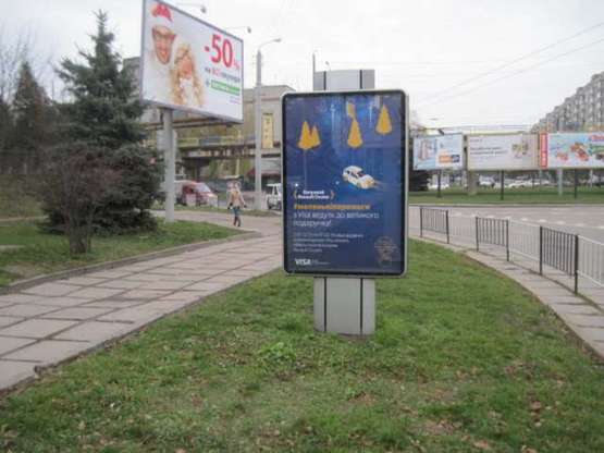Фото рекламной плоскости по адресу Володимира Великого вул. - Княгині Ольги вул.