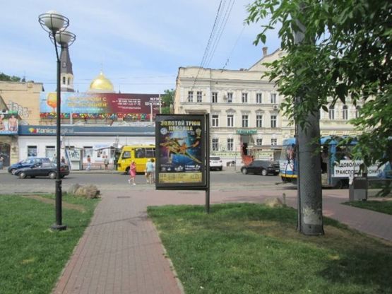 Фото рекламної площини за адресою Пантелеймонівська вул., (зуп. тр. №5)