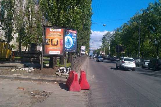 Фото рекламної площини за адресою Тараса Шевченка бульв. - Михайла Коцюбинського вул.