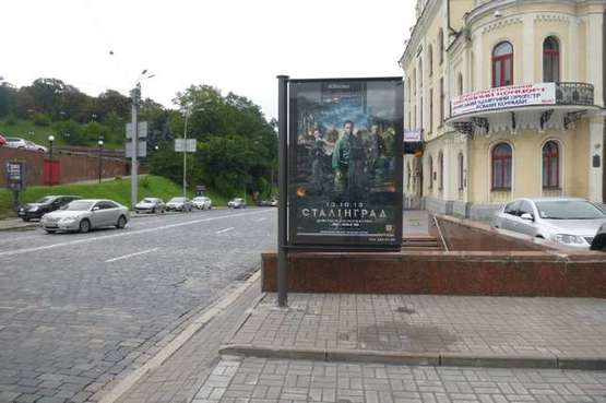 Фото рекламної площини за адресою Європейська пл., : №5; Національна філармонія  України; вихід з підземного переходу