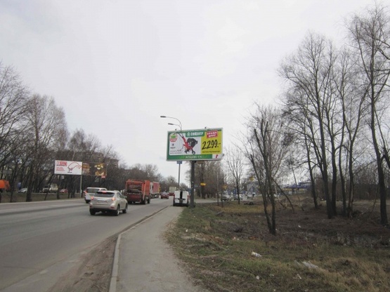 Фото рекламной плоскости по адресу Окружная дорога к Теремкам (возле суперм. Metro) А