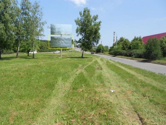 Фото рекламной плоскости по адресу (ул.Героев Сталинграда)  вул. Теплична, 6-д направление к ул.Энергетической (направление на ГРС, возле СТО "Альфа") НИЖНИЙ, сторона Б