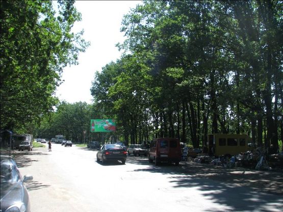Фото рекламной плоскости по адресу ул.Городецкая, 1, поворот на ул.Заводскую, въезд на ул.Зализняка,  сторона А